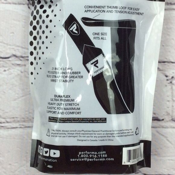 Performa Official MLB NY Yankees Ultra Premium Wrist Wraps Weight Lifting Straps - Picture 6 of 6